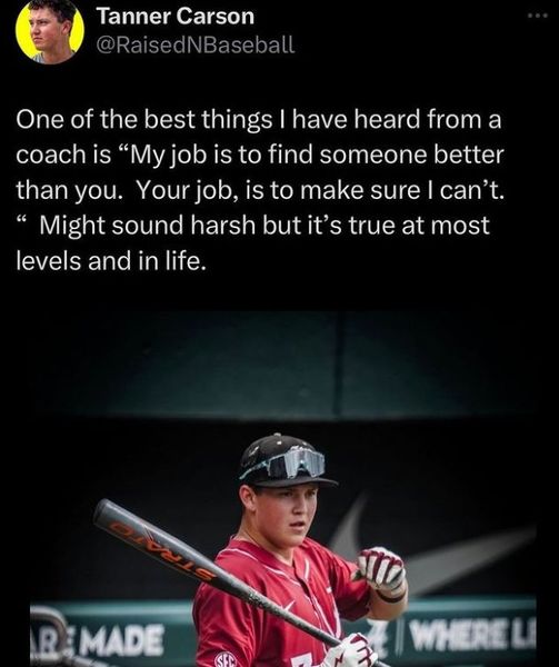 Exceptional point of view.  Work hard, make it happen.  #MLB #MLBNews #MLBMemes #Baseball #BaseballSeason #Sports #BaseballLife #XZEmpire #XZSports